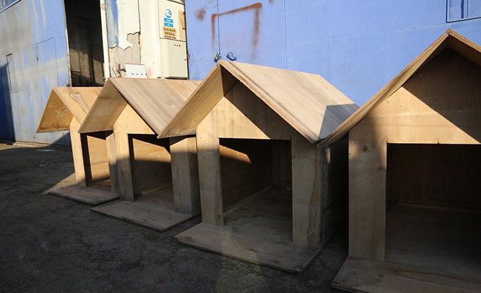 Gölbaşı Belediyesi atıklardan sokak kulübesi üretti …