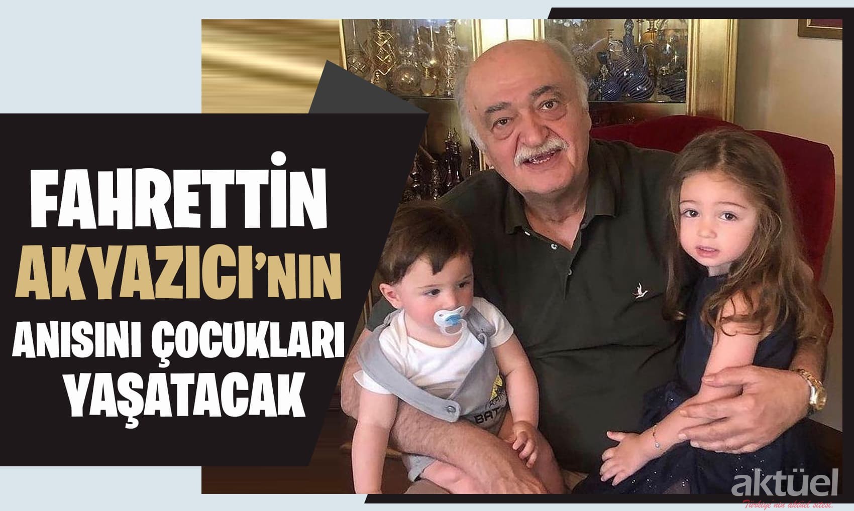 Emre Akyazıcı ve Elif Girgin babaları Fahrettin Akyazıcı’nın anısını yaşatıyor.