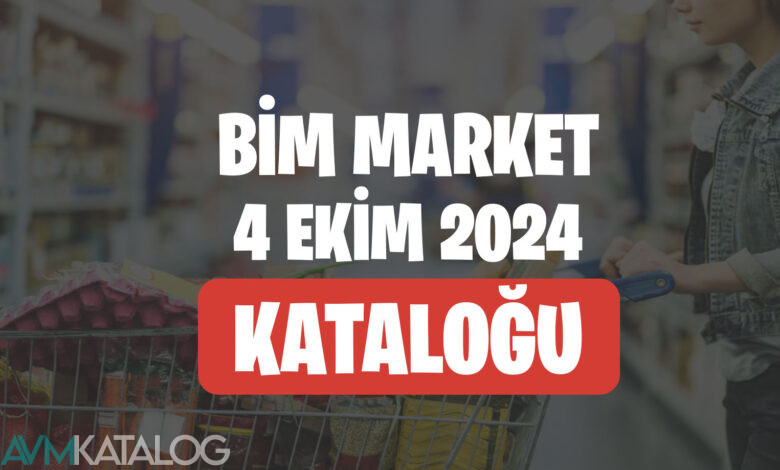 Bim 4 Ekim 2024 Kataloğu Aktüel Ürünleri