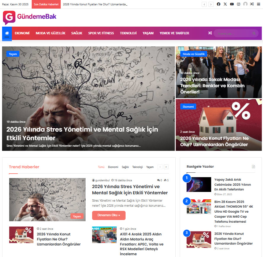 Gundemebak: Türkiye’nin Yeni Nesil Güncel Haber Platformu