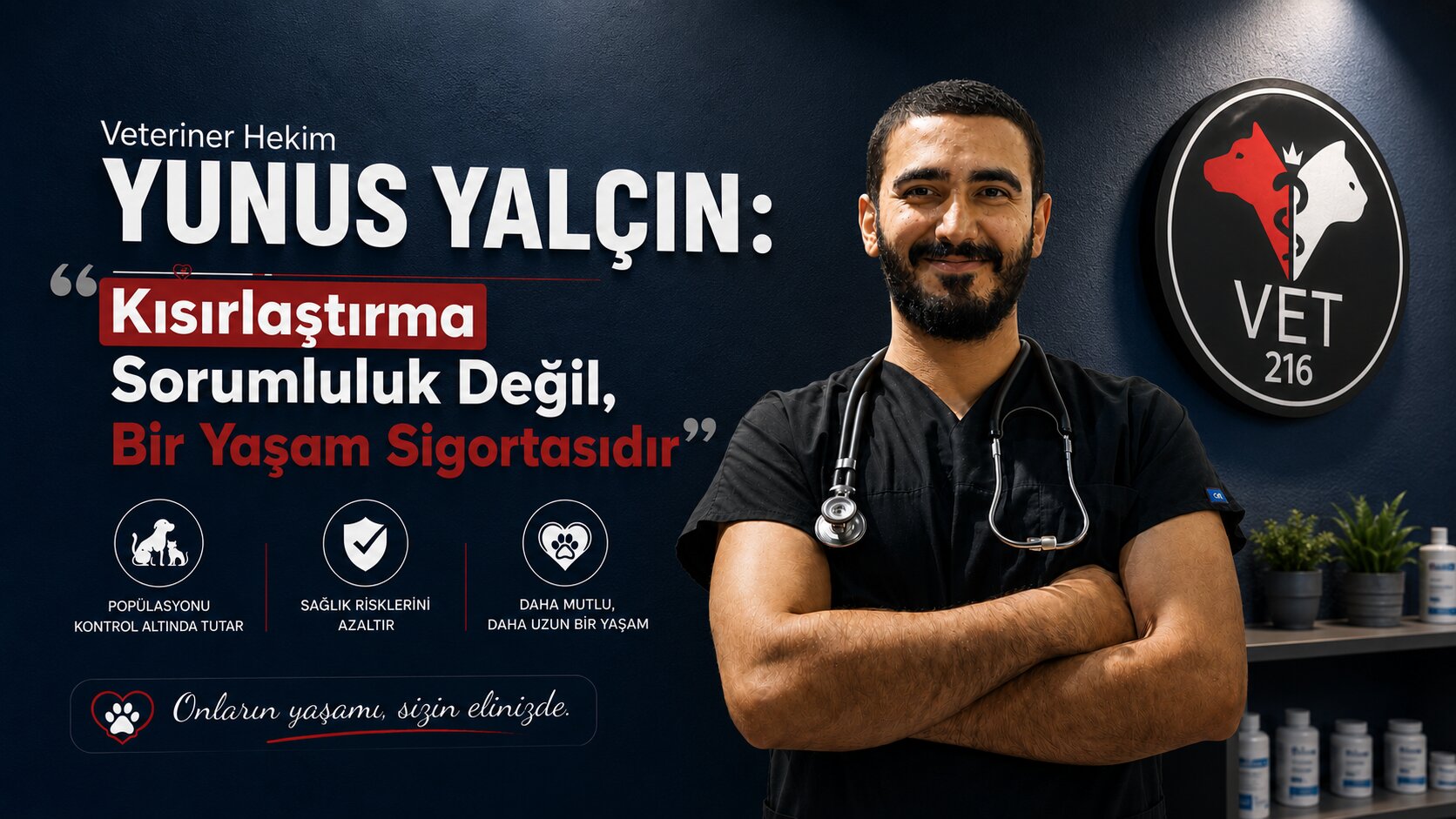 Veteriner Hekim Yunus Yalçın: "Kısırlaştırma Sorumluluk Değil, Bir Yaşam Sigortasıdır"